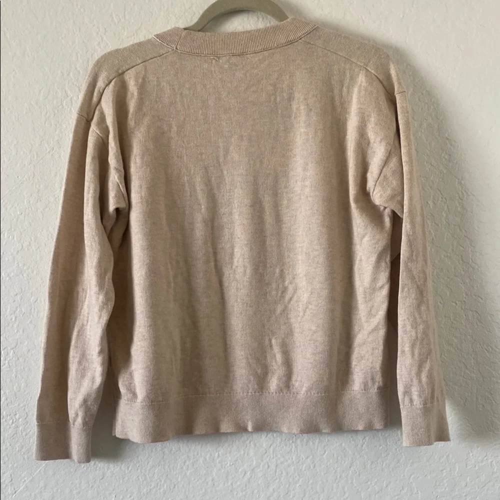 J. Crew Collection Cotton-Cashmere Relaxed Crewneck Sweater - Size XS - Picture 3 of 6